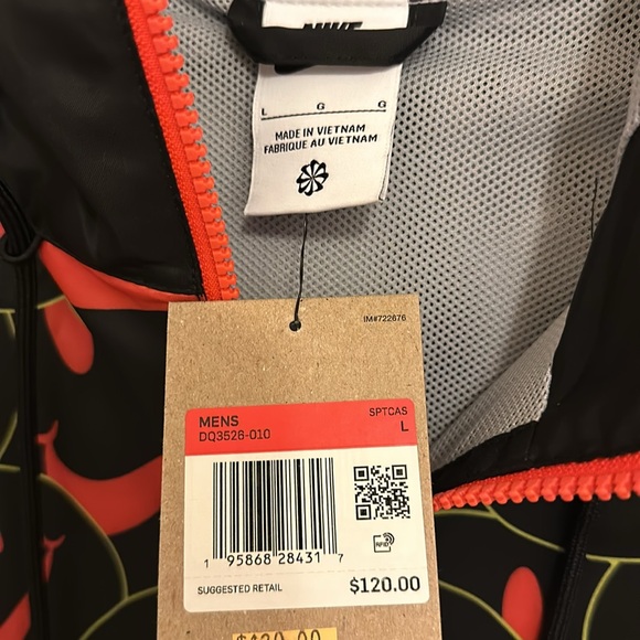 Nike Sportswear Windrunner Jacket Smiles Size L - Picture 3 of 5